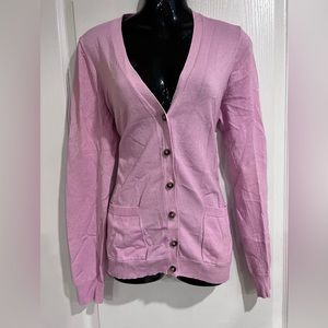 G:21 pink sweater button down sweater shirt (xl)